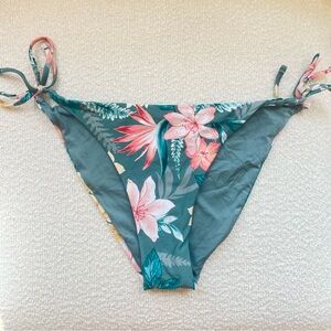 Rip Curl Floral Bikini Bottom with Tie Sides